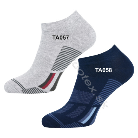 STEVEN Členkové ponožky Steven-101-057 TA058-modrá