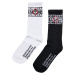Ramones Skull Socks 2-Pack Black/White