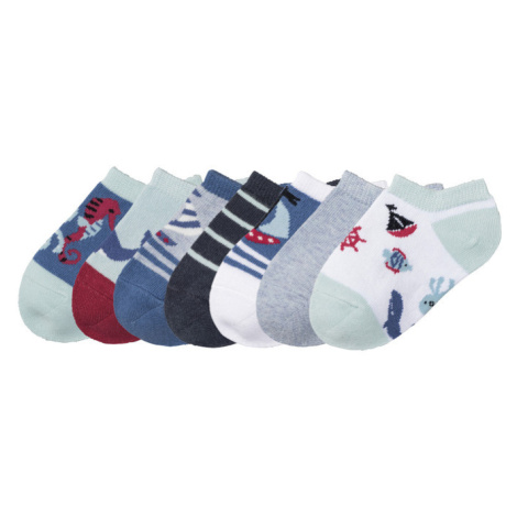 lupilu® Chlapčenské nízke ponožky, 7 párov (biela/bledomodrá/navy modrá)