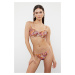 Trendyol Ethnic Patterned Balconette Tie-Up Hipster Bikini Set