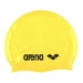 Plavecká čiapka arena classic silicone cap žltá