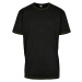 Heavy Oversized Contrast Stitch Tee Black/Electric Lime