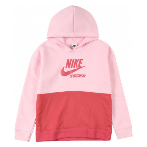 Nike Sportswear Mikina 'HERITAGE'  ružová / ružová