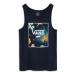 Pánske tričko bez rukávov VANS MN PRINT BOX TANK DRESS BLUES CAL