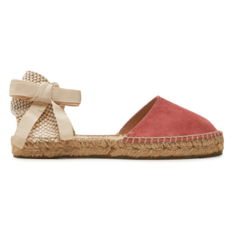 Manebi Espadrilky Hamptons Flat Valenciana Espadrilles R 7.0 P0 Bordová