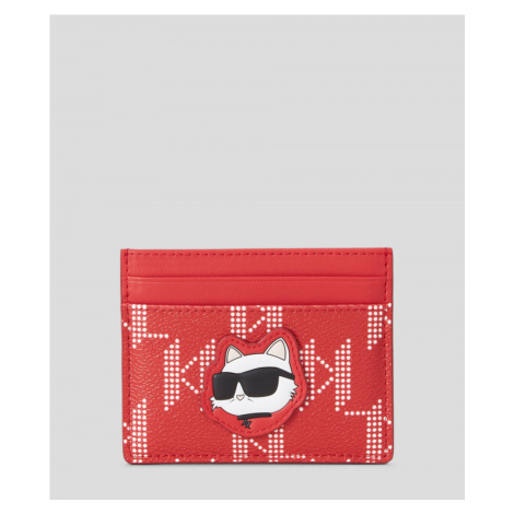 Púzdro Na Platobné Karty Karl Lagerfeld K/Ikonik 2.0 Mono Cc Ch Choup Červená