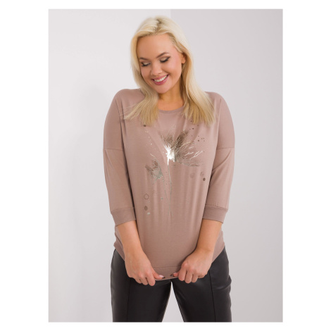 Blouse-RV-BZ-9193.91-dark beige