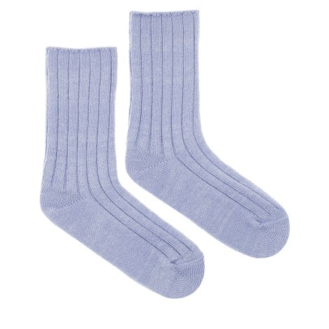 Vlnené ponožky Vlnáč rebro fialový Fusakle