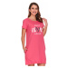 Ružová tehotenská nočná košeľa TCB9900