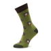 Curator Socks Ponožky Vysoké Unisex Medusa Zelená