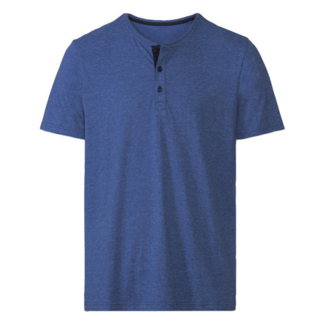 LIVERGY® Pánske pyžamové tričko (modrá)