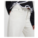Džínsy Karl Lagerfeld Embroidered White Denims Biela