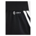 Adidas Športové kraťasy Aeroready Training 3-Stripes Knit HD4343 Čierna Regular Fit