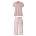 esmara® Dámske capri pyžamo (ružová)