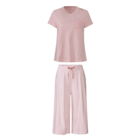 esmara® Dámske capri pyžamo (ružová)