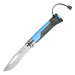 Opinel N°08 Stainless Steel Outdoor Plastic Blue Blue Turistický nôž