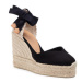 Castañer Espadrilky Chiara/8ED/001 020992-100 Čierna