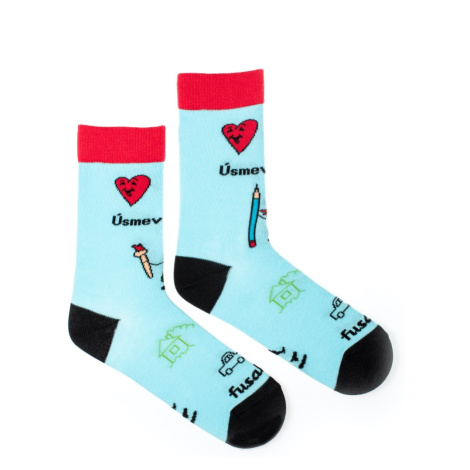 Detské ponožky Úsmev ako dar Detičky belasé Fusakle