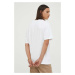Tričko Les Deux pánske, biela farba, jednofarebné