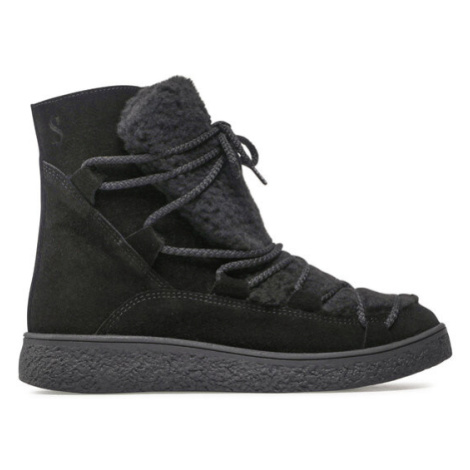 Simple Topánky SL-49-02-000072 Čierna