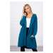 Oversize Navy Hooded Cape