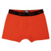 Orange men's boxer shorts