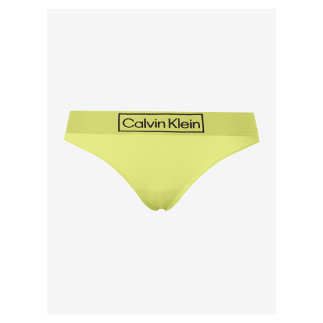 Neon Green Thongs Calvin Klein Underwear - Women