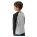 Chlapčenské tričko s dlhým rukávom 4F JUNIOR LONGSLEEVE-JAW23TLONM138-27M-COLD LIGHT GREY MELANG