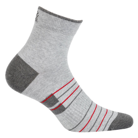 Pánské vzorované kotníkové ponožky bílá 45-47 Wola