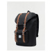 Herschel Supply Little America Mid-Volume Black/Tan Synthetic Leather