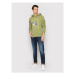 Jack&Jones Mikina Kalf 12202138 Zelená Regular Fit