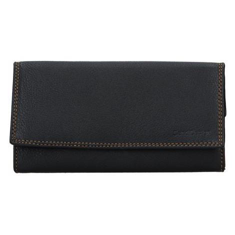 Dámska kožená peňaženka SendiDesign Olga - čierna Sendi Design