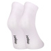 3PACK ponožky Nedeto nízke bambusové biele (3PBN02)