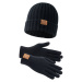 Lonsdale Unisex Beanie and Glove Set