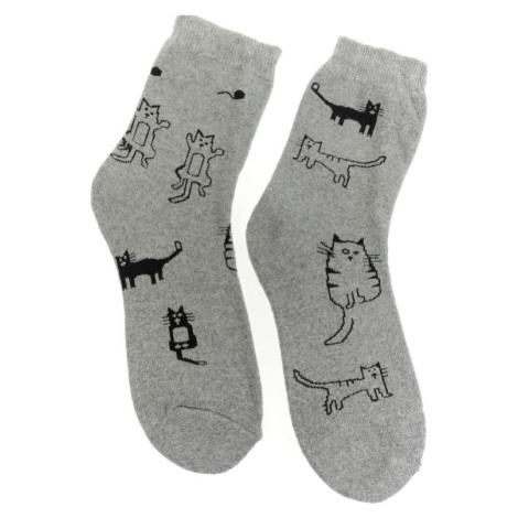Termo sivé ponožky CATS