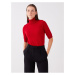 LC Waikiki Women's Turtleneck Plain Sweater