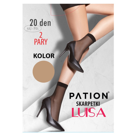 Raj-Pol Ponožky Pation Luisa 20 DEN Beige