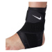 Bandáž na členok NIKE ANKLE SLEEVE STR BK WH