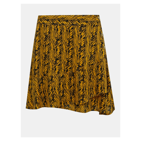 Orange Patterned Skirt Noisy May Beagle - Women