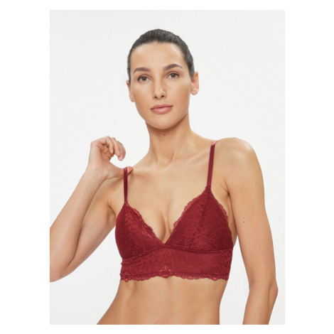 Hunkemöller Podprsenka Bralette Marine 202818 Červená Hunkemoller