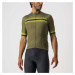 CASTELLI Cyklistický dres s krátkym rukávom - GRIMPEUR - žltá/zelená