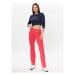 Tommy Jeans Blúzka Essential Logo DW0DW15443 Tmavomodrá Cropped Fit