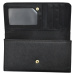 Peňaženka Semiline 3052-7 čierna 19 cm x 9,5 cm