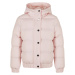 Girl's Hooded Puffer Jacket - Pink
