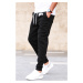 Madmext 3-Thread Marked Black Men's Tracksuit 5427