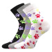 Boma Xantipa 50 Dámske vzorované ponožky - 3 páry BM000000627700101875 mix B