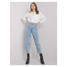 Blue women's mom jeans from Varenna