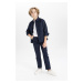 DEFACTO Boys' Standard Cuff Linen Look Trousers