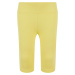 High-waisted shorts for girls - yellow