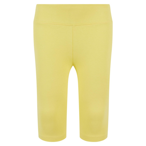 High-waisted shorts for girls - yellow Urban Classics